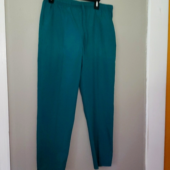 Expo XS Blue Green Unisex Scrub Pants - Picture 2 of 7